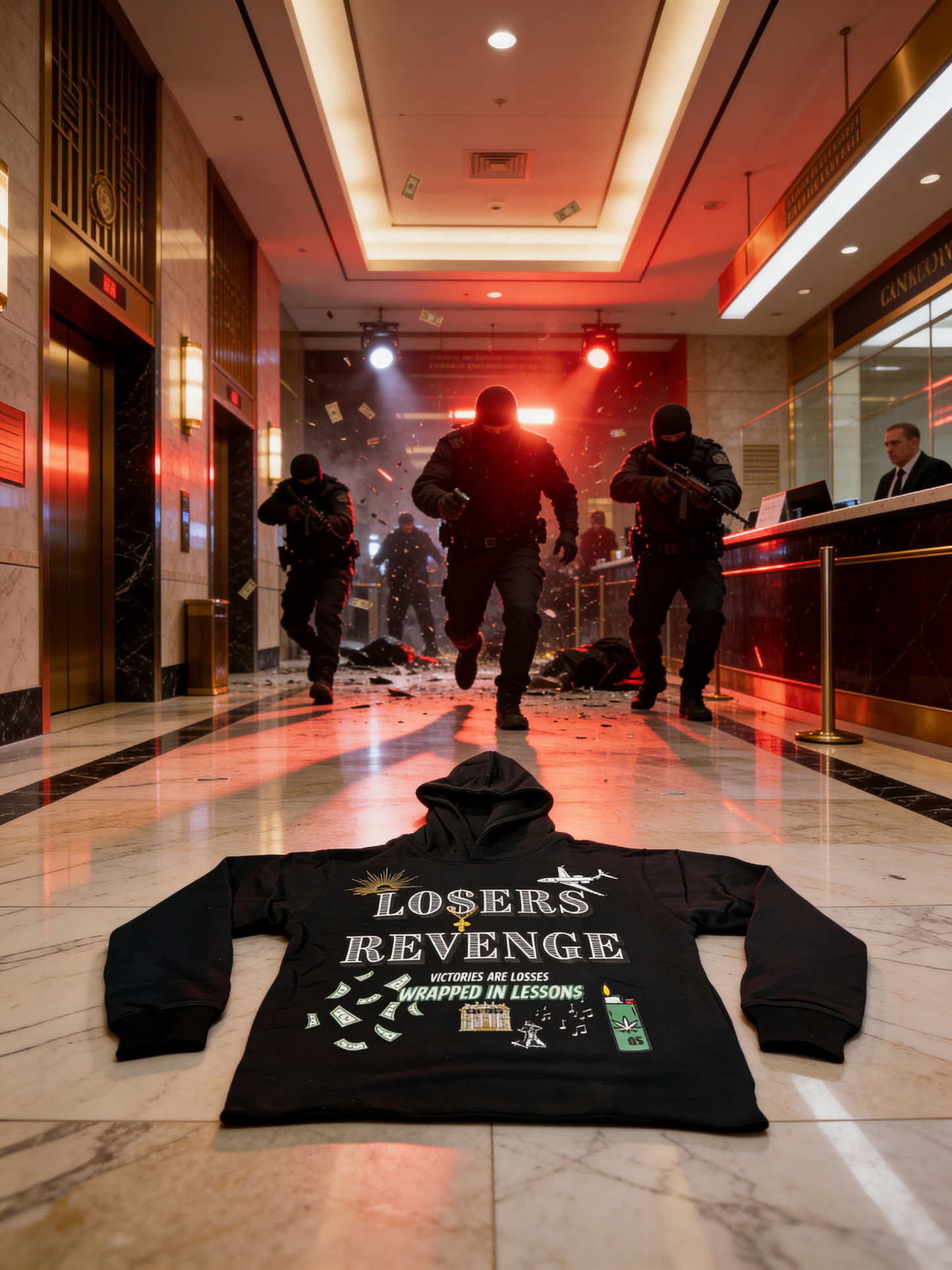LOSERS REVENGE Institutionalized HOODIE